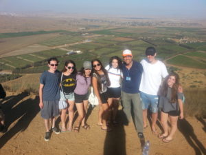 On top on Mount Bental